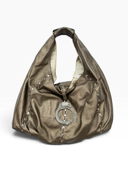 Cuffz By Linz Copper Diamanté Cuff Bag ♡