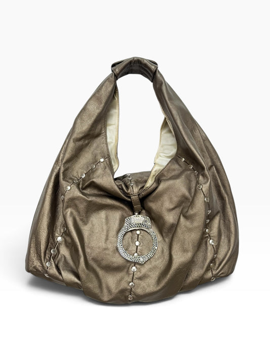 Cuffz By Linz Copper Diamanté Cuff Bag ♡