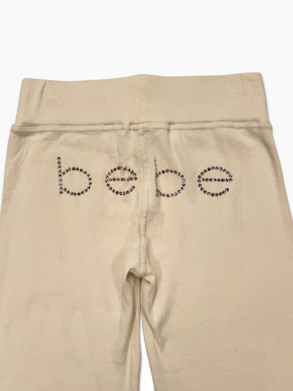 Bebe Beige Capri Tracksuit Set ♡ S