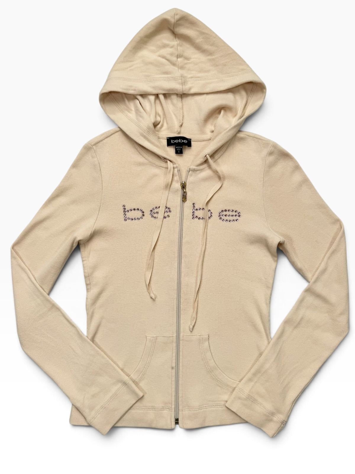 Bebe Beige Capri Tracksuit Set ♡ S