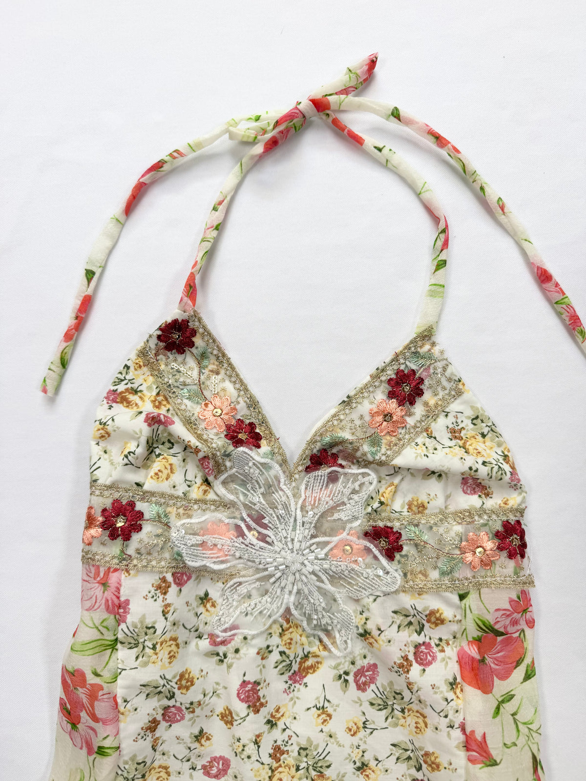 Flower Fairycore Halter Cami ♡ XS