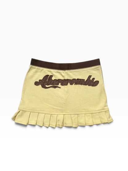 Abercrombie Yellow & Brown Mini Skirt ♡ S
