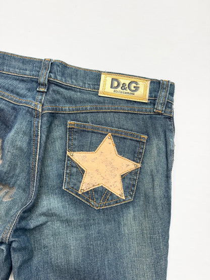 D&G “Don’t Touch My Bum” Jeans ♡ 28”
