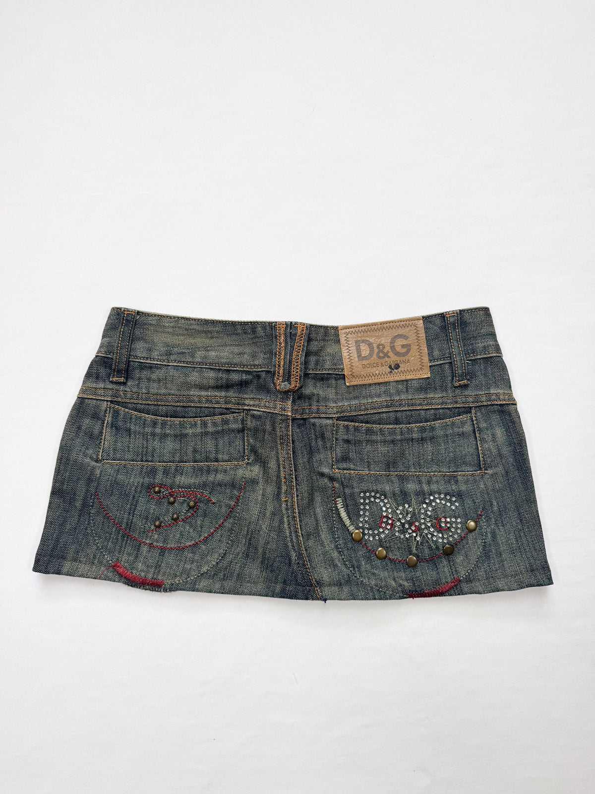 D&G Diamanté Mini Skirt ♡ XS