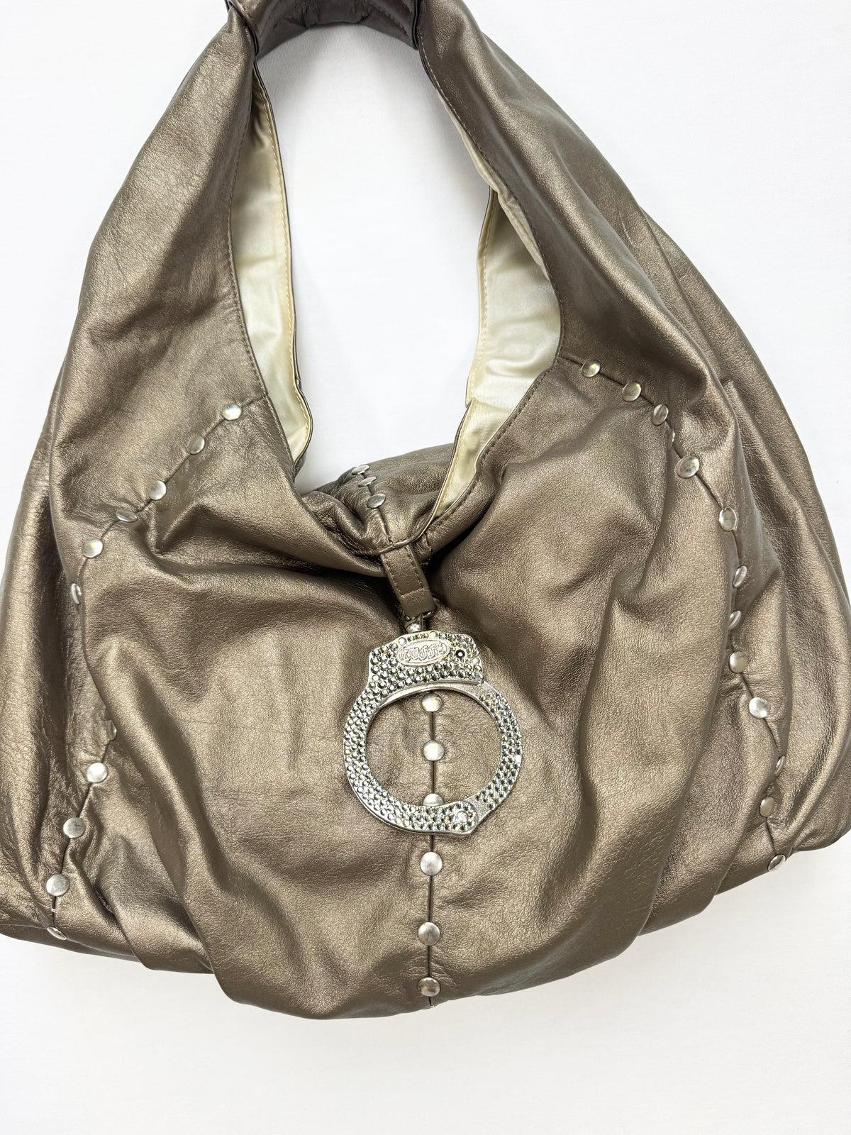 Cuffz By Linz Copper Diamanté Cuff Bag ♡