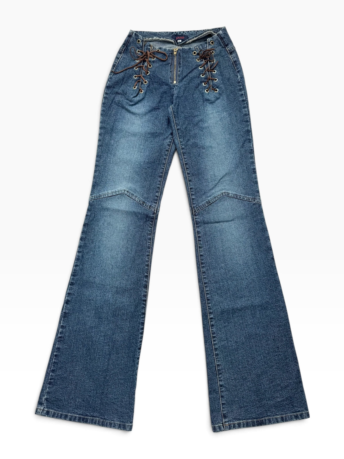 ANAP lace Up Flared Jeans ♡ XXS