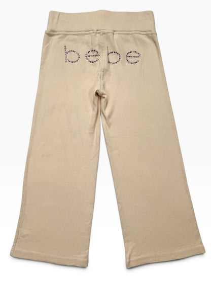 Bebe Beige Capri Tracksuit Set ♡ S